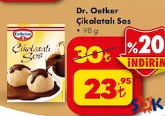 DR. OETKER ÇİKOLATALI SOS 98 G